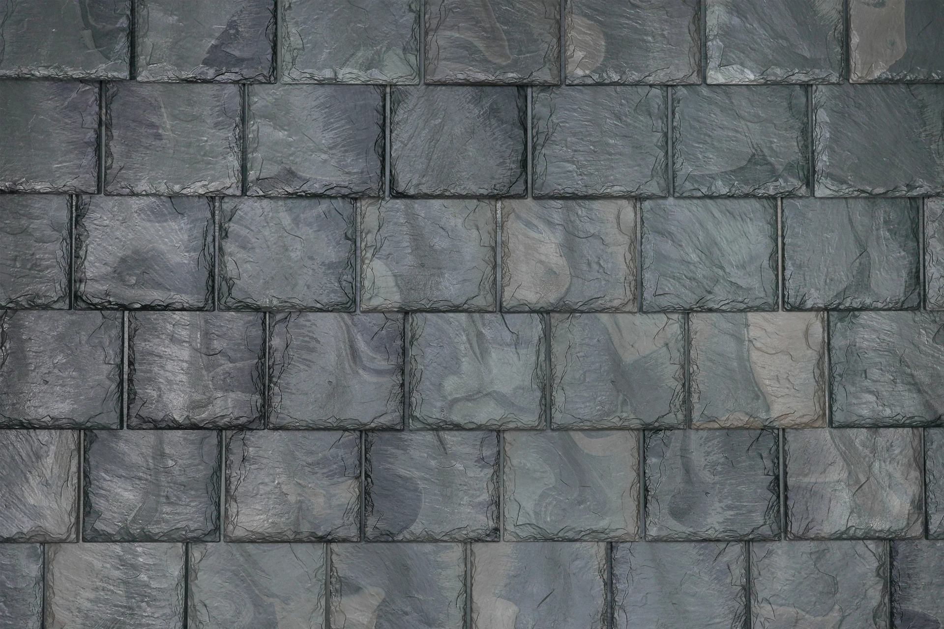 Washington-color Brava synthetic slate with authentic slate texture